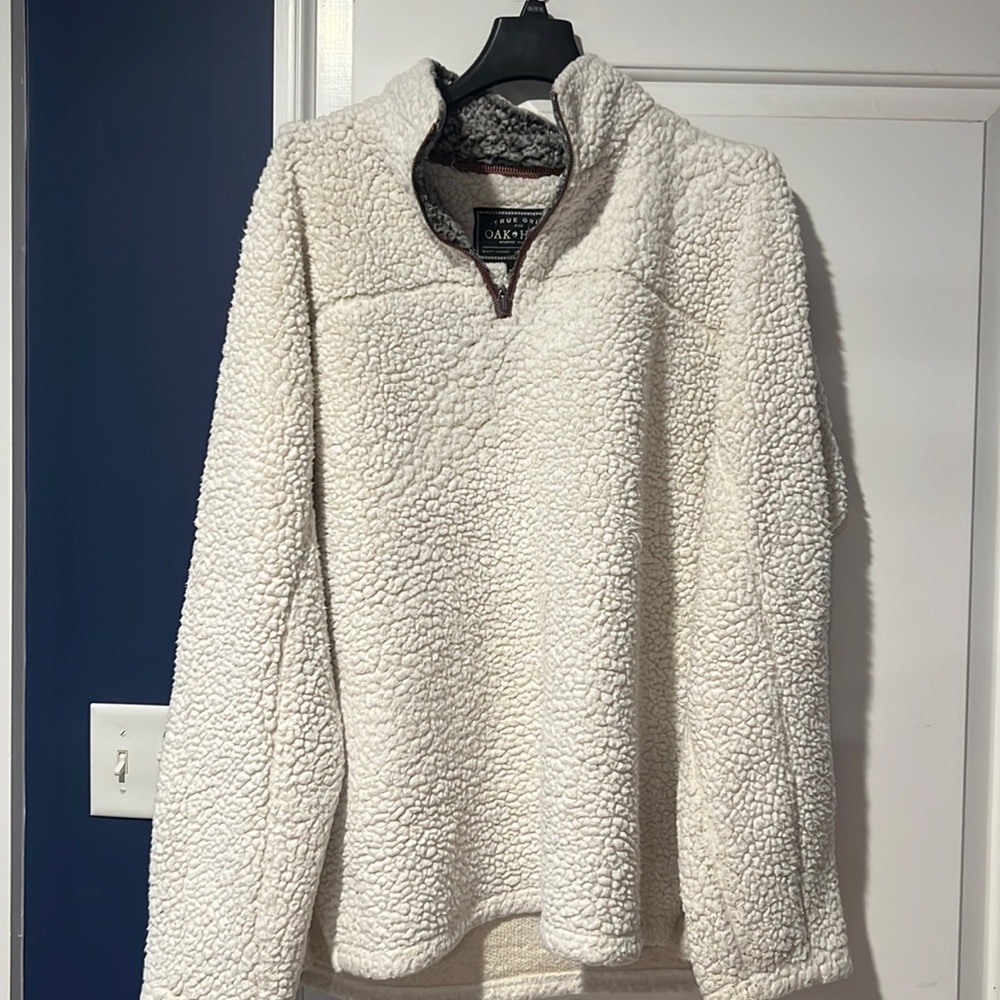 True Grit Oak Hall Sherpa Pullover XL